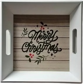 Színes Dekoratív Karácsonyi Fa Konyhai Tálca Karácsonyi Minta