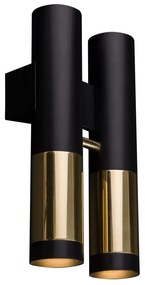 Amplex 8360 - Fali lámpa KAVOS 2xGU10/15W/230V fekete