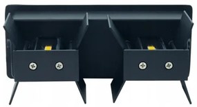 LED Kültéri fali lámpa LED/12W/230V IP54 fekete