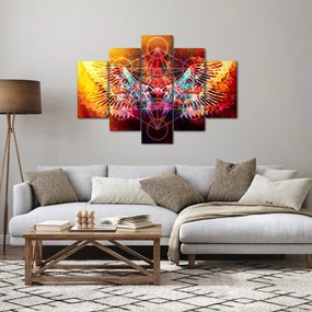 Kép - Merkaba szárnyakkal, absztrakció (150x105 cm)