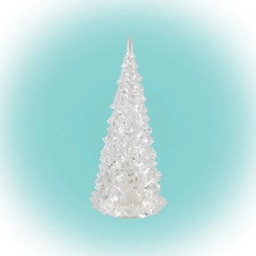 LED-es asztali dísz, fenyőfa