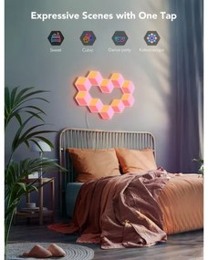 Govee - KÉSZLET 10x LED Lámpa Glide Hexa Pro LED Smart RGBIC Wi-Fi