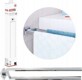 Fürdőszobai Törölközőtartó Öntapadós Tesa Deluxxe Fém