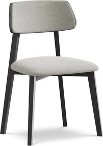 Világosszürke tömörfa étkezőszék Niu – Makamii