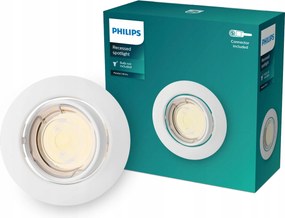 Süllyesztett halogén süllyesztett Led lámpatest GU10 mozgatható Peridot Philips