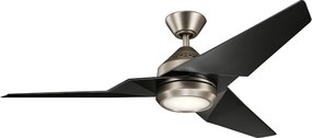 KICHLER KLF-JADE-60-AP JADE Ventilátoros lámpa Fekete, Zöld LED IP44