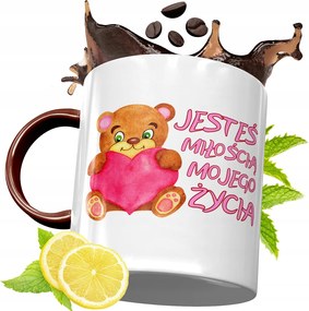 Bordó Bögre Lányoknak Születésnapra Ajándék fényképes nyomattal