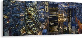 Kép - London esti panorámája (120x50 cm)