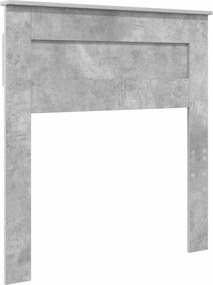 vidaXL Fejtámla Beton Szürke 90 cm Faanyag