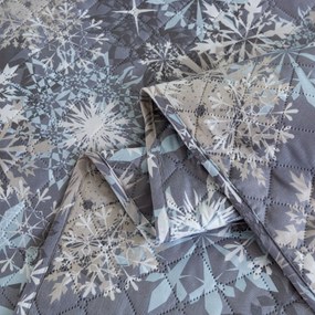 SNOWFLAKE kékesszürke ágytakaró Méret: 220 x 240 cm