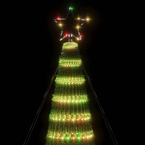 színes LED karácsonyfa 688 LED 300 cm