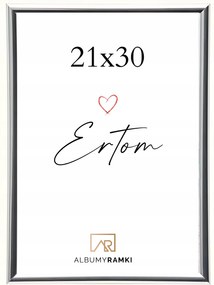 Képkeret 21x29,7 A4 ezüst klasszikus univerzális oklevél tanúsítvány