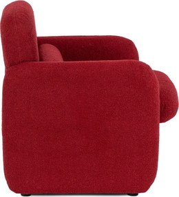 Pihenőfotel bordó színben, bouclé kárpittal TOGO