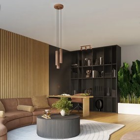 Brilagi - LED fali spotlámpa CRESTO 1xGU10/10W/230V barna