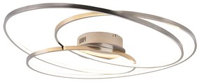Acél mennyezeti lámpa 80 cm, LED-del, 3 fokozatú fényerőszabályzóval - Rowin