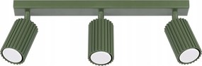 Mennyezeti Lámpa Reflektor Tuba Spot 3x GU10 Olíva Karbon 1619 Sollux