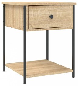 Sonoma tölgy színű szerelt fa éjjeliszekrény 44 x 45 x 58 cm