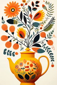 Poszter 67,5x100cm Buja tea