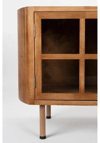 Natúr színű kaucsukfa TV-állvány 150x55x38 cm Yaz – White Label