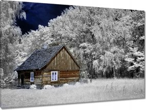 Festmények 120x80 Rönkház