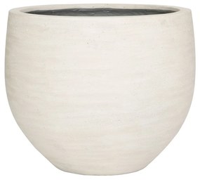 Pottery Pots Jumbo Orb virágcserép, puha elefántcsont, többféle méretben – fazekas cserepek méret: M - ⌀ 110,5, h. 90,5 cm