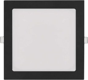 LED süllyesztett lámpa NEXXO LED/18W/230V 3000/3500/4000K fekete 22,5 x 22,5 cm