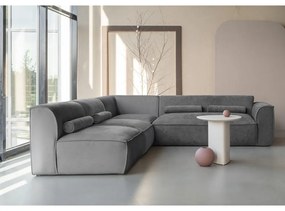 Szürke sarokkanapé (bal oldali) Flex Felix – Miuform