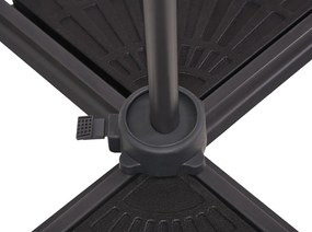 Szürke napernyő 300x300 cm Deluxe – Garden Pleasure