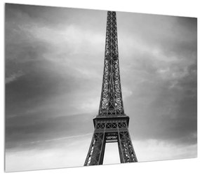 Eiffel torony és a sárga autó kép (70x50 cm)