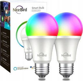 Gosund Nitebirdin Intelligens Okos Izzó Tuya Led Rgb Wifi Kétcsomag WB4
