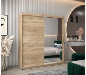 Ruhásszekrény 180 cm Toki 2 (szonoma tölgy + szonoma tölgy). 1065012
