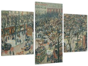 Kép - Camille Pissarro, Boulevard des Italiens, Morning, Sunlight, reprodukciók (90x60 cm)