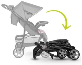 Lionelo - Babakocsi EMMA PLUS szürke