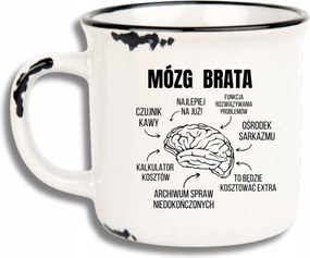 Bögre Fehér Retro Vicces Ajándék Apák Napja Testvér Agy