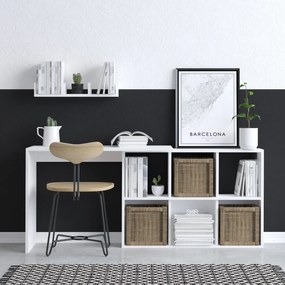 PC asztal Jumbo (fehér + tölgy). 1073389