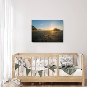 Strand képe (üvegen) (70x50 cm)