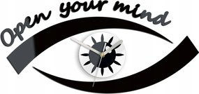 Modern feliratos falióra Stílusos szem alakú akril Csendes