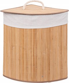 Szennyestartó Kosár bambusz bézs 48 l