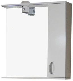 Luna S33 fürdőszoba bútor szett Montano alsószekrény mosdóval és Emilia tükrös szekrénnyel