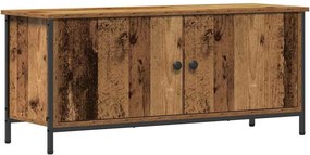 vidaXL TV szekrény Öreg fa 100 x 35 x 45 cm Faanyag