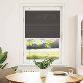 pliszírozott redőny fekete 70x150 cm szövetszélesség 69,4 cm