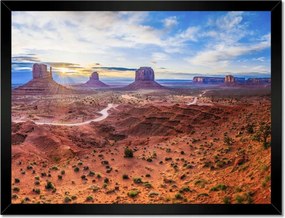 Poszterek keretben 40x30 Monument-Valley-Utah-Usa