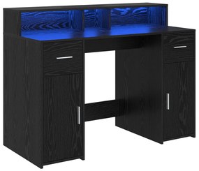 Fekete tölgy asztal 120x55x91 cm Mérnöki Fa