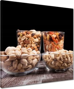 Vászonkép 50x50 Szárított dió mix