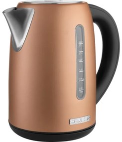 Sencor - Gyorsforraló hőmérséklet-szabályozással, 1,7 l, 2150 W/230 V, réz