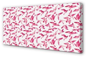 Canvas képek rózsaszín madarak 120x60 cm