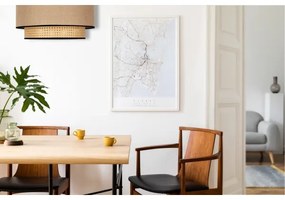 Duolla - Mennyezeti lámpa BOHO 1xE27/15W/230V átm. 45 cm bézs/rattan