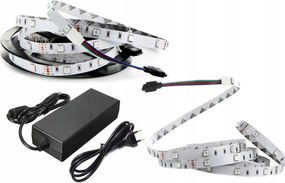 Szett 700cm 7m led szalag rgb 150 ip20 tápegység