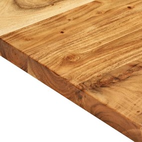 Tömör akácfa fürdőszoba piperepolc 140x52x3,8 cm