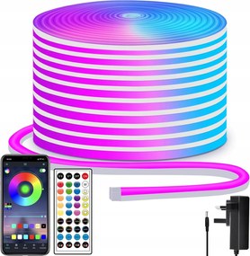 Rgb Led Szalag 5M Ledy 5050 24V Színes Távirányító Alkalmazás